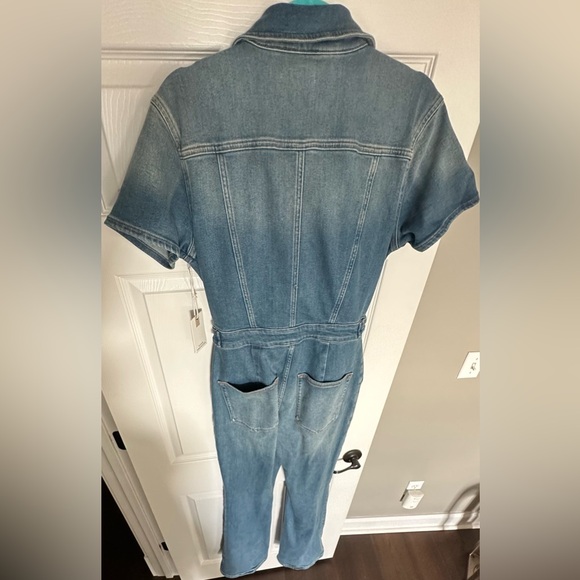 ‼️RARE‼️🎸Good American🎸🔥NWT🔥Fit For Success Stretch Demom Jumpsuit—4 - Picture 14 of 16